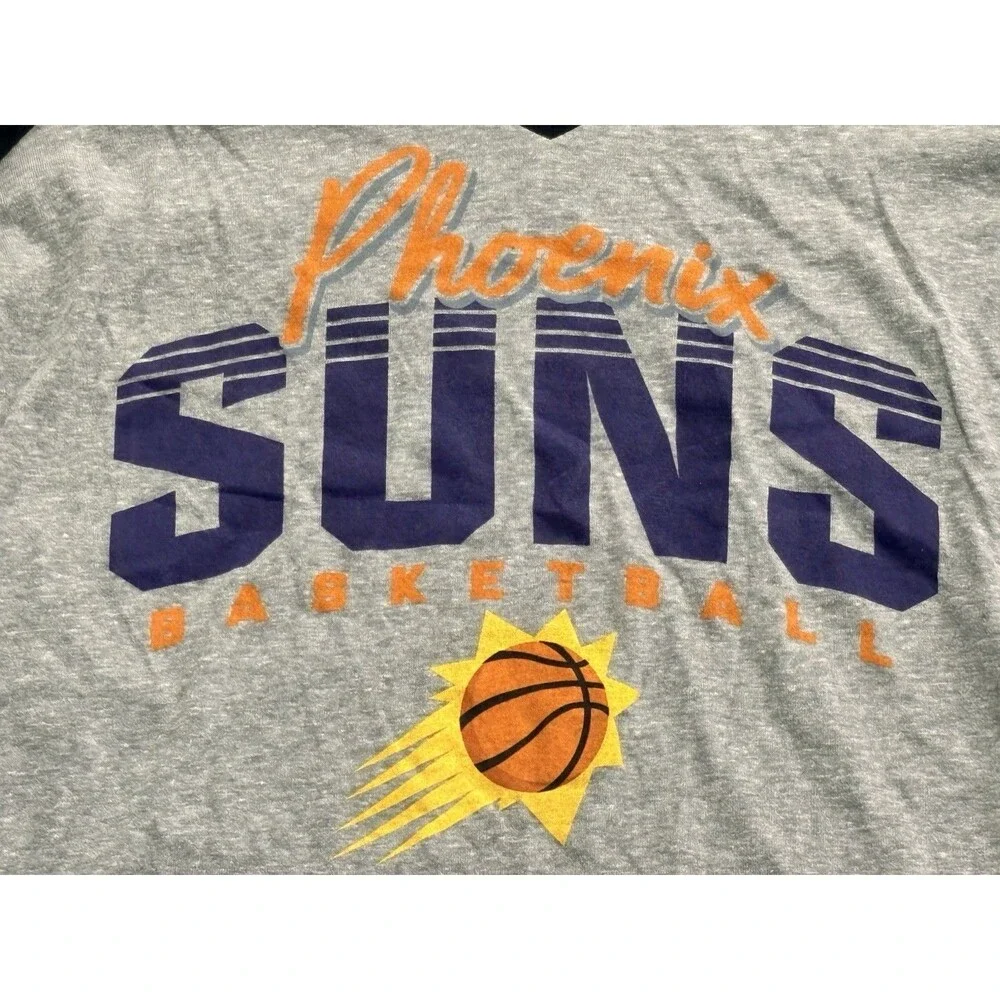 Phoenix Suns NBA 4Her by Carl Banks Women's L MVP Raglan Tee